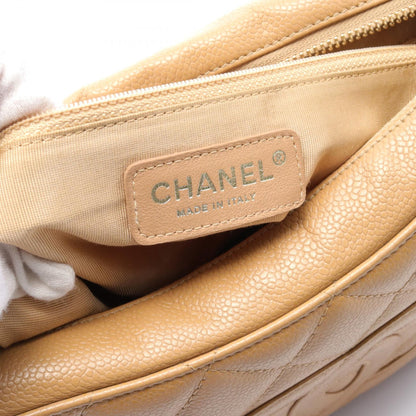 Chanel Caviar Matelasse Shoulder Bag Brown