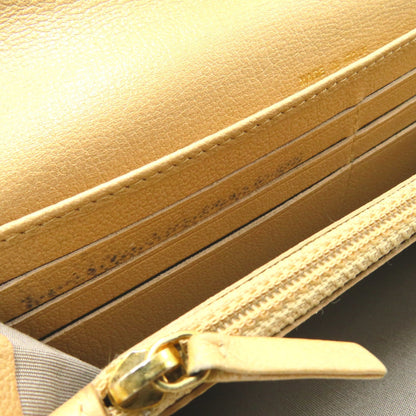 Chanel Camellia Flap Long Wallet Leather Long Wallet in New Condition