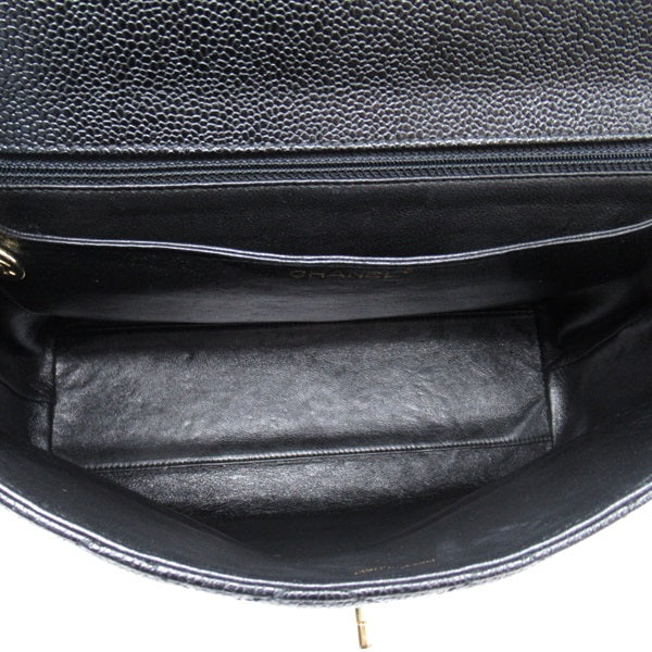 Chanel CC Caviar Kelly Handbag Leather Handbag in Great Condition