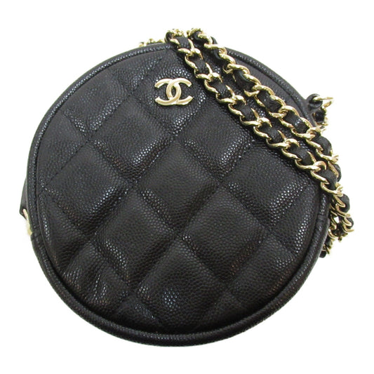 Chanel Matelasse Chain Shoulder Bag Black