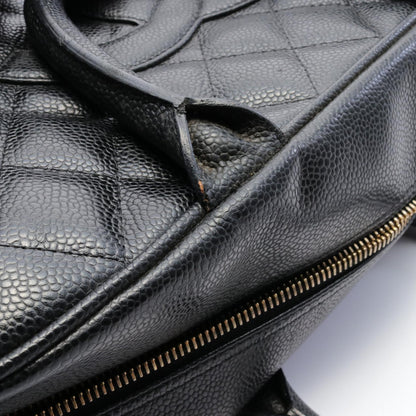 Chanel Caviar Skin Matelasse Handbag Black