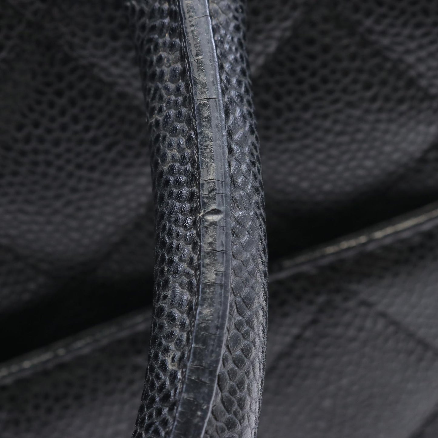 Chanel Caviar Skin Matelasse Handbag Black