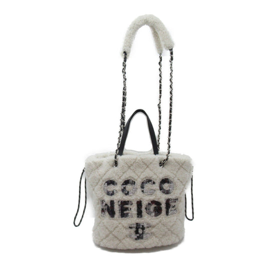 Chanel Leather 2way Shoulder Bag AS0981