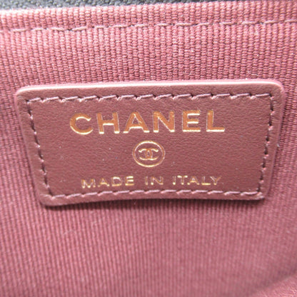 Chanel Caviar Skin Coin Case Wallet Black