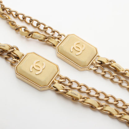 Chanel CC Matelasse Wallet on Chain Leather Shoulder Bag C38J5TGK in New Condition