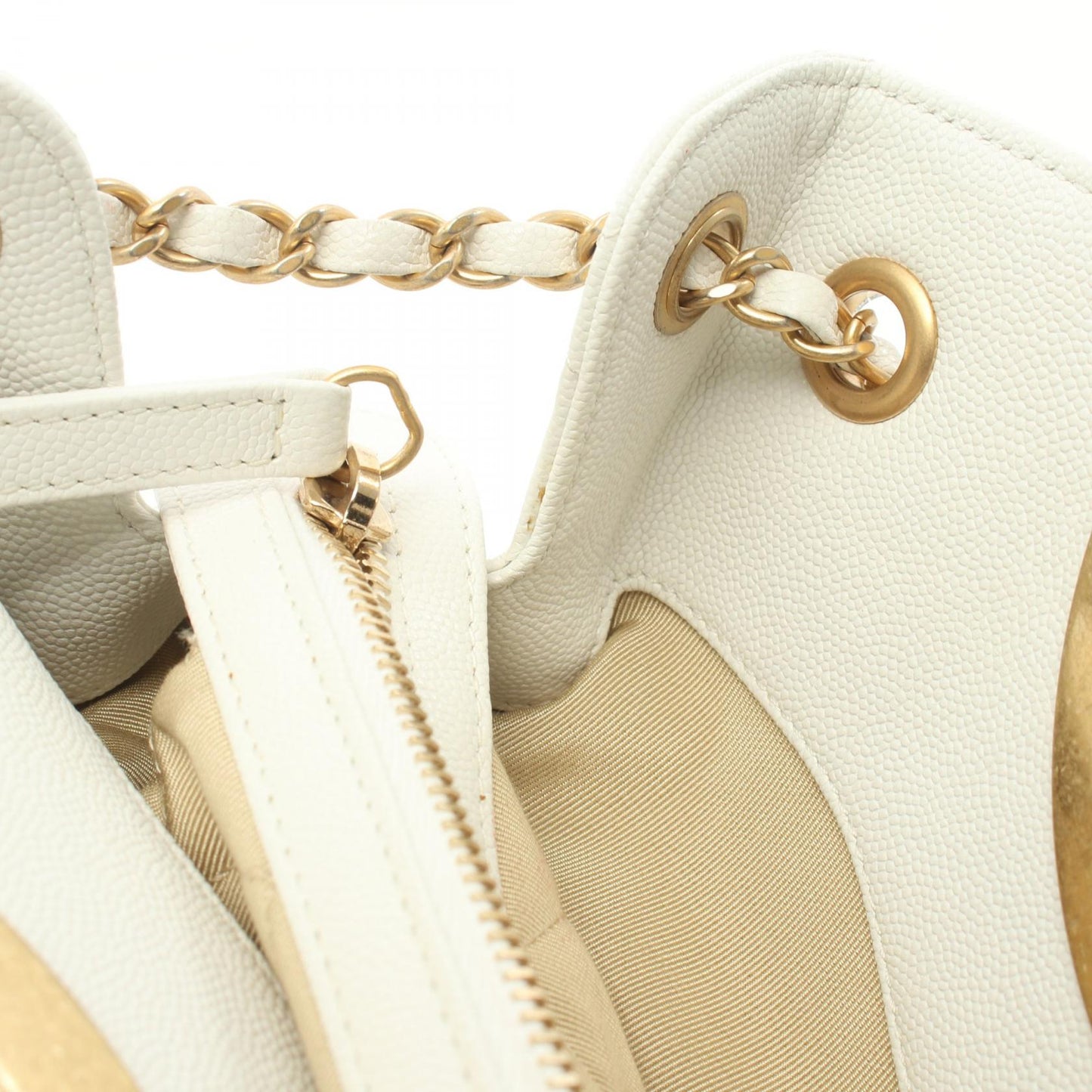 Chanel Caviar Skin Matelasse Shoulder Bag