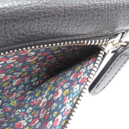 Chanel Black Leather Tri-Fold Wallet