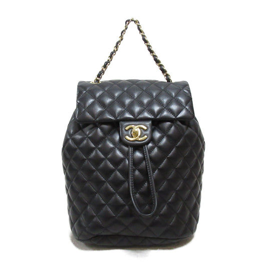 Chanel Matelasse Lambskin Backpack Black