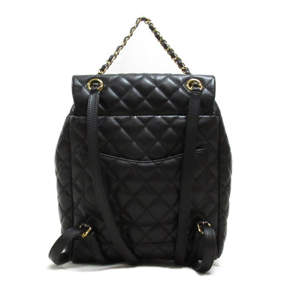 Chanel Matelasse Lambskin Backpack Black