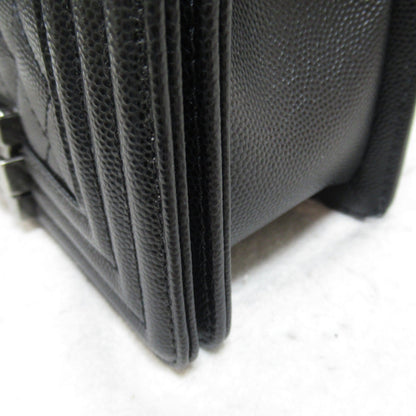 Chanel Boy Chain Shoulder Bag Black