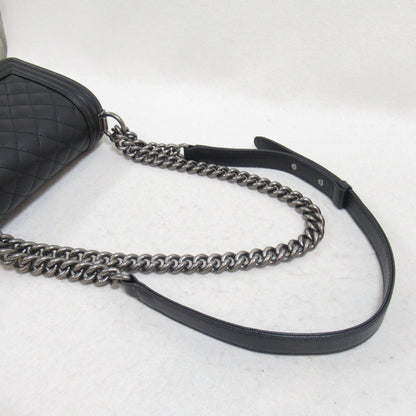 Chanel Boy Chain Shoulder Bag Black