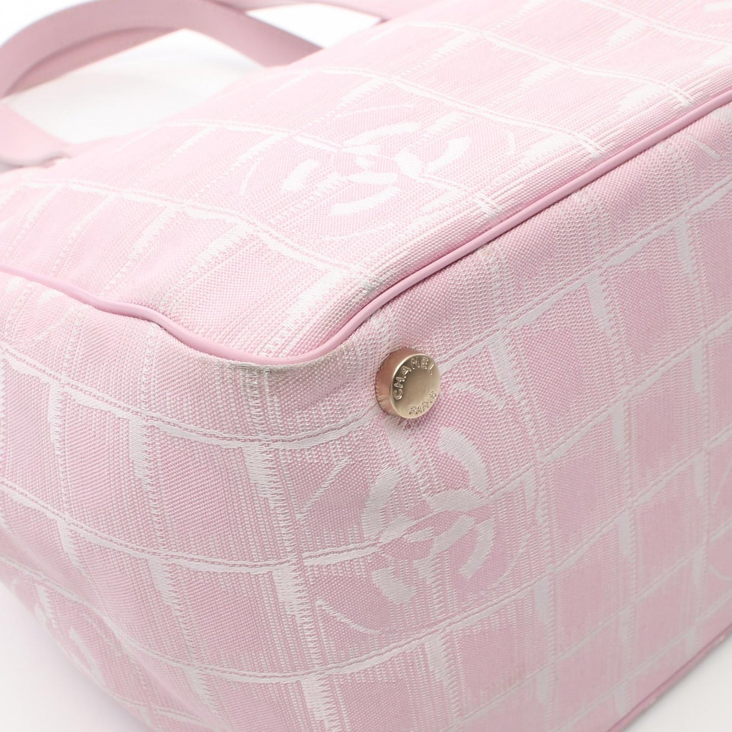 Chanel New Travel Line Tote Bag Canvas Tote Bag A15991 in New Condition