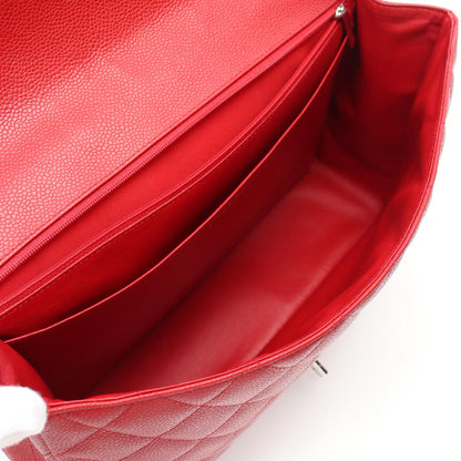 Chanel Caviar Skin Single Flap Shoulder Bag
