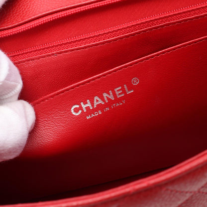 Chanel Caviar Skin Single Flap Shoulder Bag