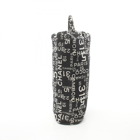Chanel Canvas Shoulder Bag Black/White
