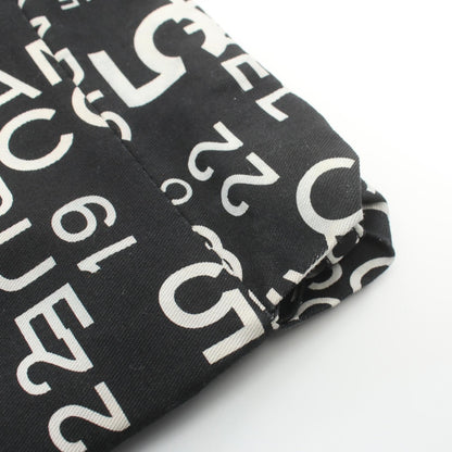 Chanel Canvas Shoulder Bag Black/White