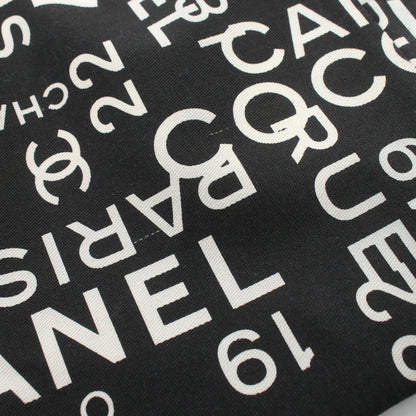 Chanel Canvas Shoulder Bag Black/White