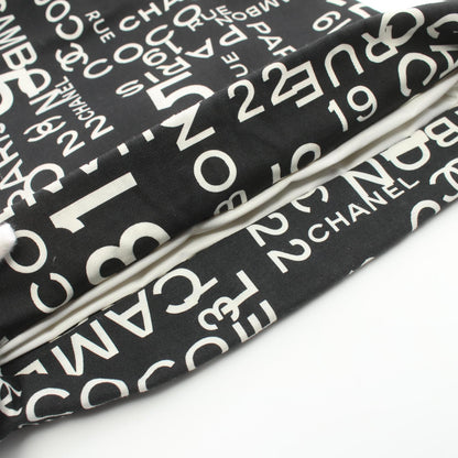 Chanel Canvas Shoulder Bag Black/White