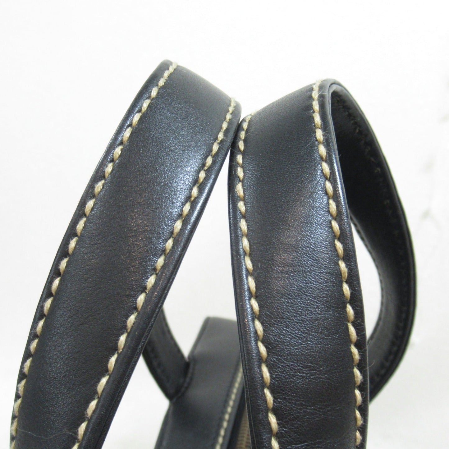Chanel Wild Stitch Leather Handbag Black