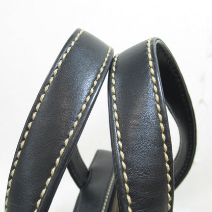 Chanel Wild Stitch Leather Handbag Black
