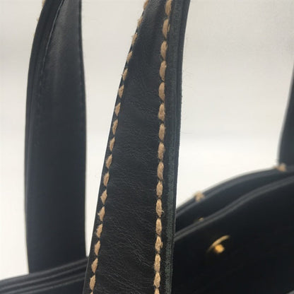 Chanel Wild Stitch Tote Bag Leather Tote Bag A18126 in New Condition
