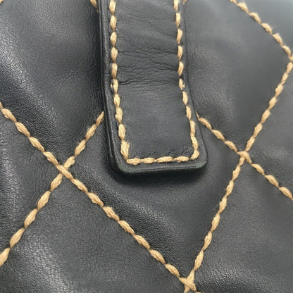 Chanel Wild Stitch Tote Bag Leather Tote Bag A18126 in New Condition