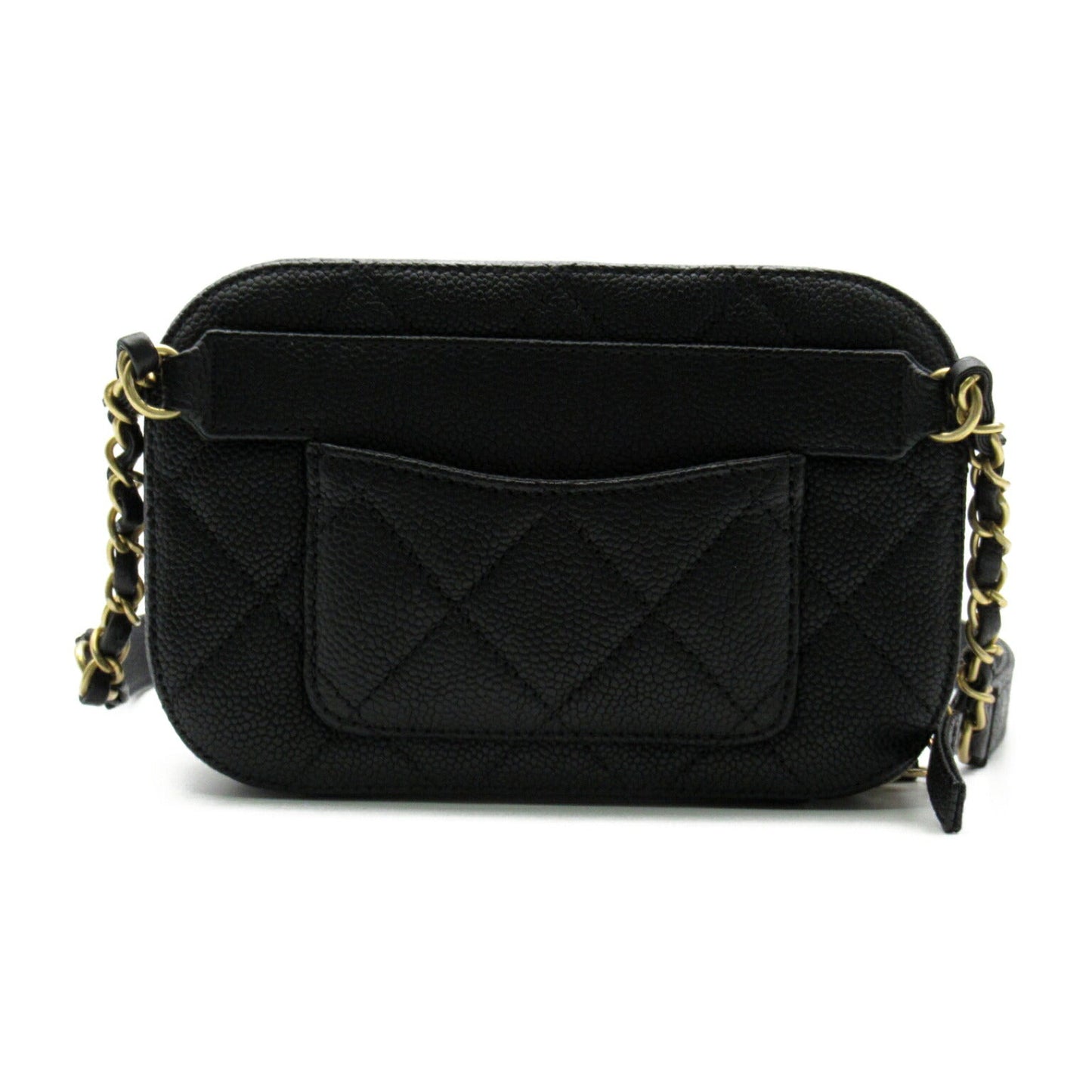 Chanel Caviar Skin Waist Bag Black