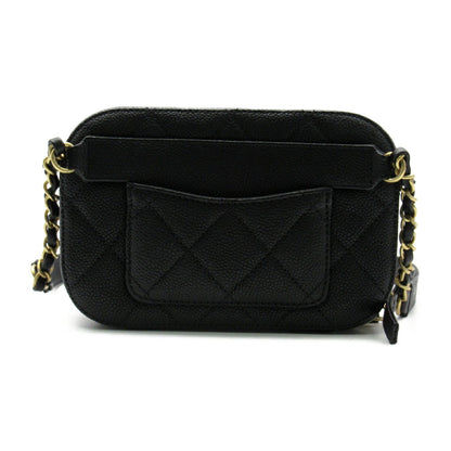 Chanel Caviar Skin Waist Bag Black