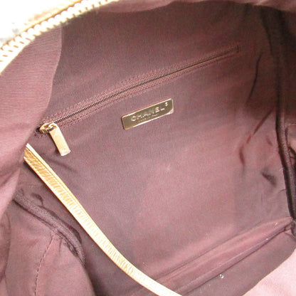 Chanel Chain Backpack PVC Coated Canvas Leather