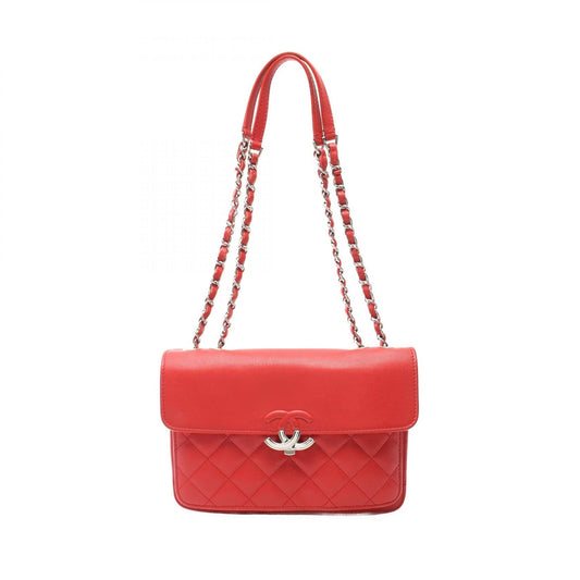 Chanel Matelasse Half Coco Leather Shoulder Bag