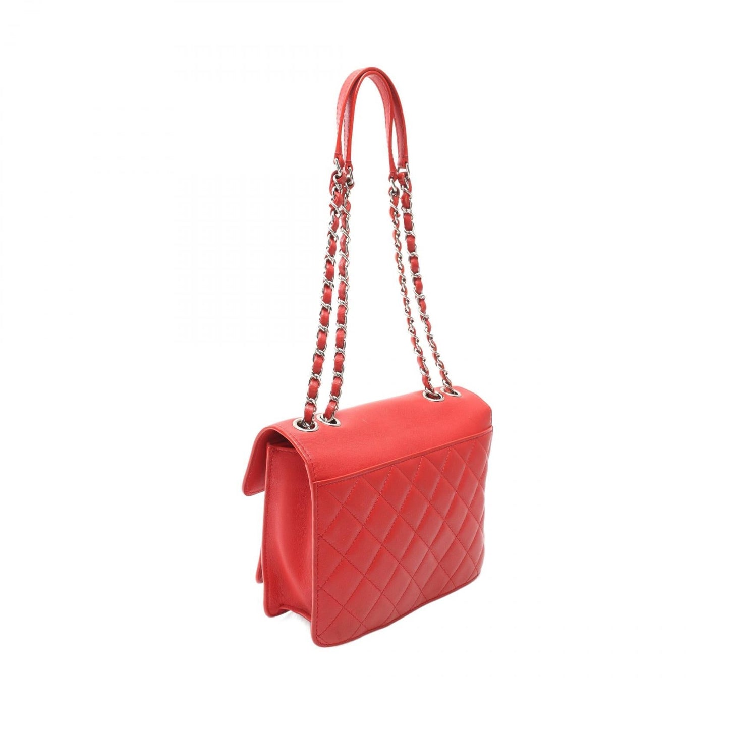 Chanel Matelasse Half Coco Leather Shoulder Bag
