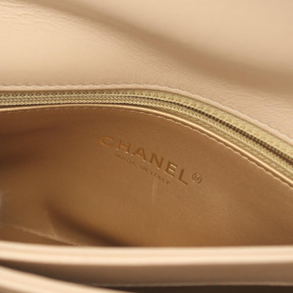 Chanel Matelasse Lambskin Handbag Beige
