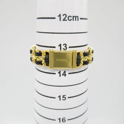 Chanel Premiere S Quartz Watch Gold Plated Leather