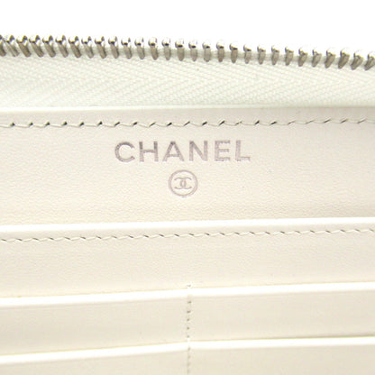 Chanel Caviar Skin Matelasse Long Wallet