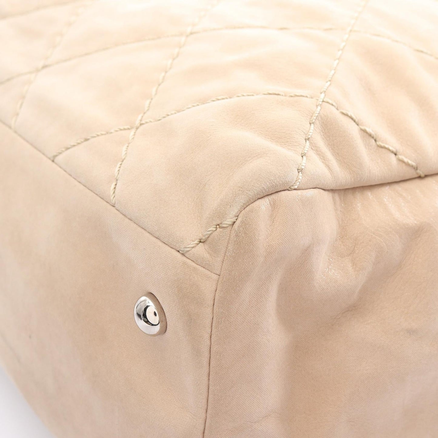 Chanel Wild Stitch Coco Mark Leather Tote Bag