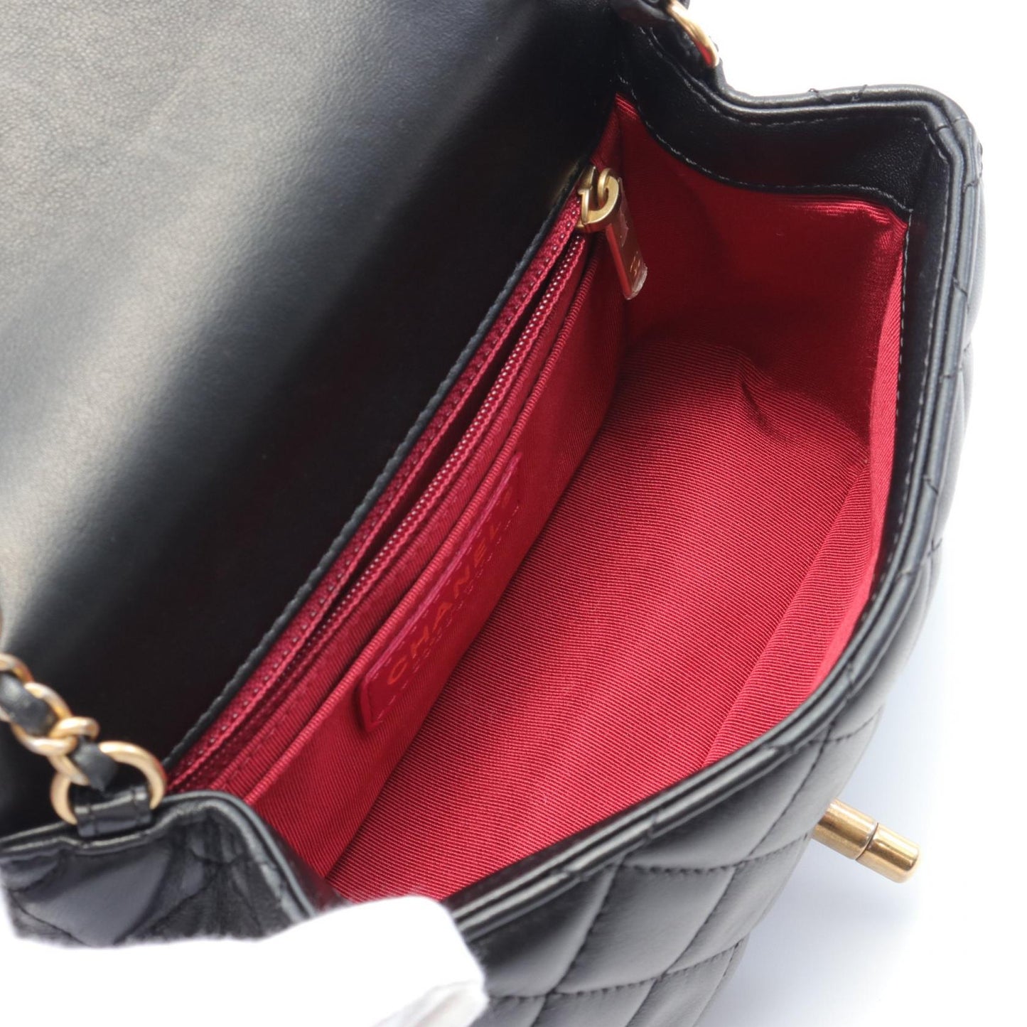 Chanel Mini Matelasse Lambskin Shoulder Bag
