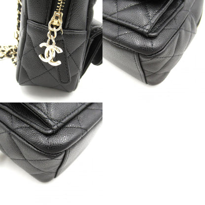 Chanel Matelasse Caviar Skin Backpack Black