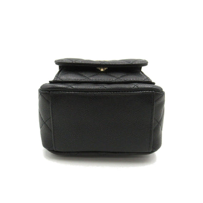 Chanel Matelasse Caviar Skin Backpack Black