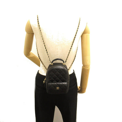 Chanel Matelasse Caviar Skin Backpack Black