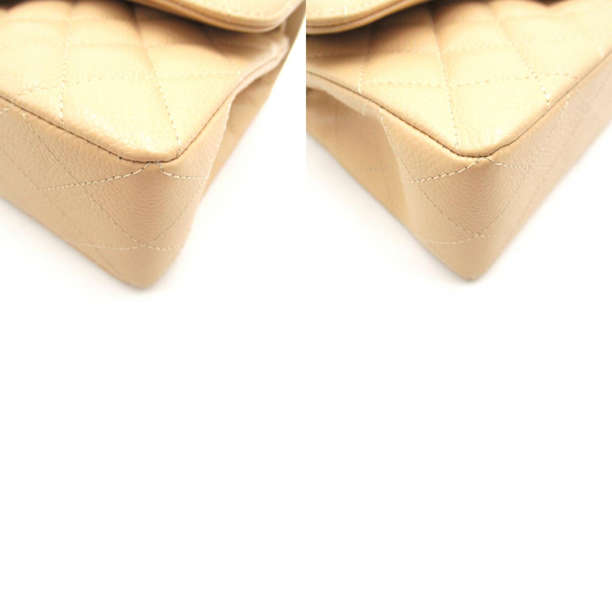 Chanel Caviar Skin Double Flap Shoulder Bag