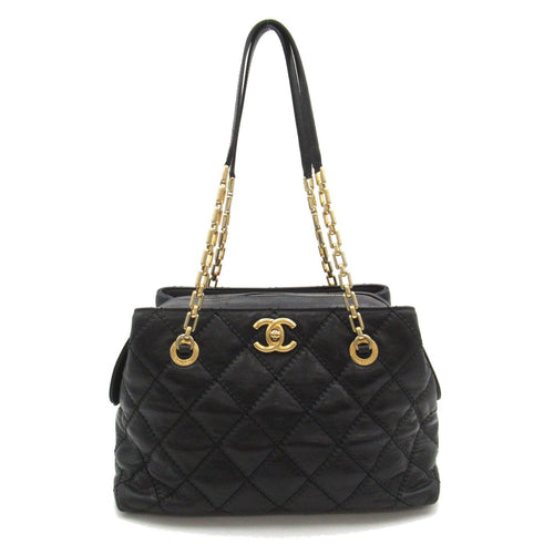 Chanel CC Quilted Leather Zip Tote Leather Tote Bag in New Condition
