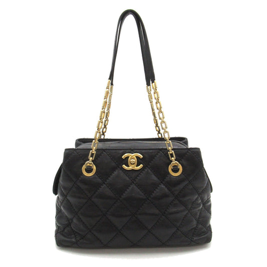 Chanel CC Quilted Leather Zip Tote Leather Tote Bag in New Condition