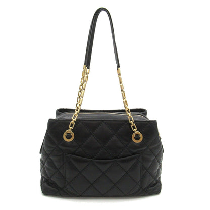 Chanel Leather Chain Tote Bag