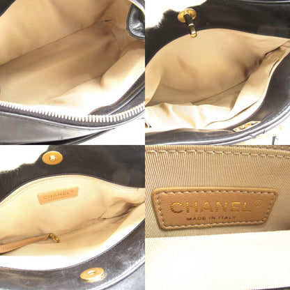Chanel Leather Chain Tote Bag