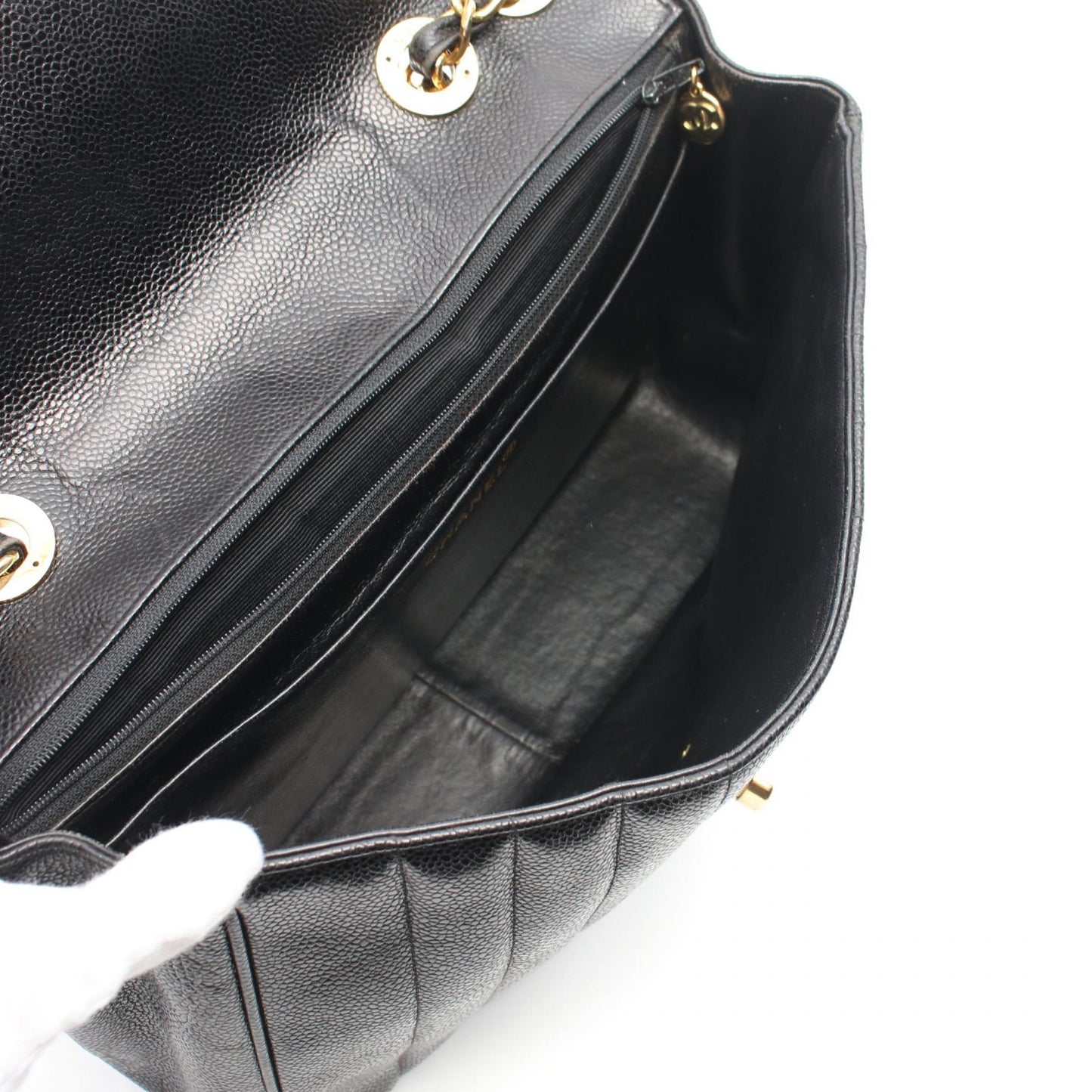 Chanel Caviar Mademoiselle Flap Shoulder Bag