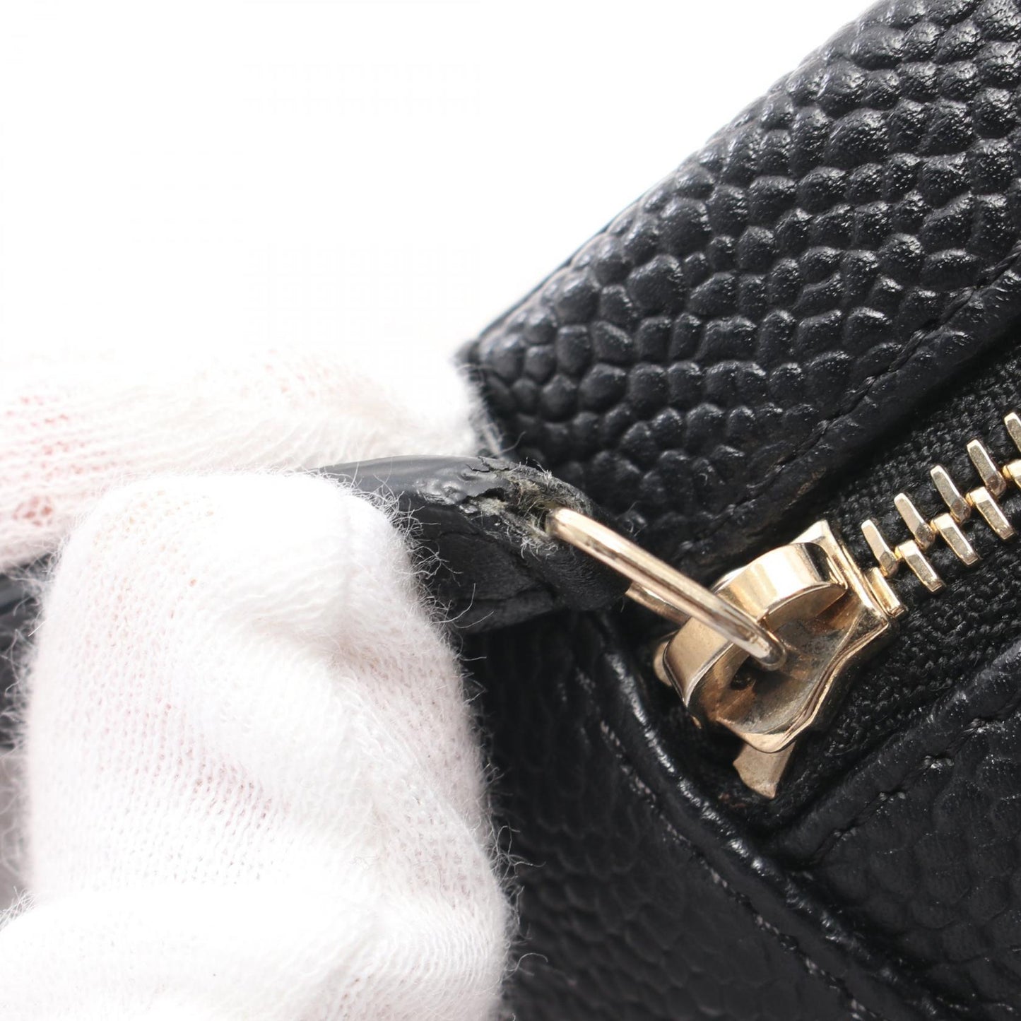 Chanel Caviar Skin CC Filigree Shoulder Bag