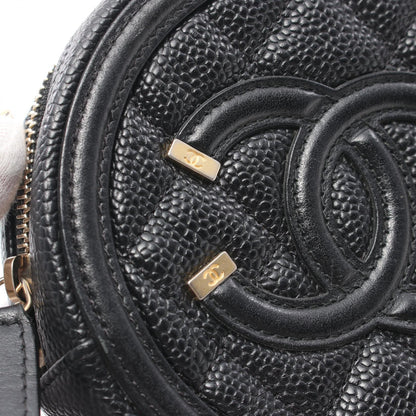 Chanel Caviar Skin CC Filigree Shoulder Bag