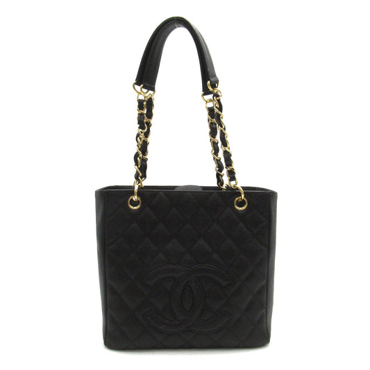 Chanel PST Chain Tote Leather Tote Bag A50994 in Great Condition
