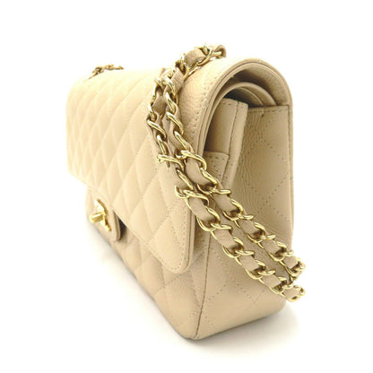 Chanel Caviar Skin Double Flap Shoulder Bag
