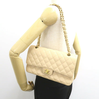 Chanel Caviar Skin Double Flap Shoulder Bag
